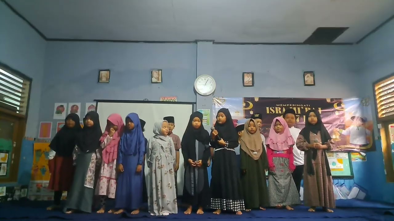 Memperingati Isra Mi'raj #penampilan kelas 1