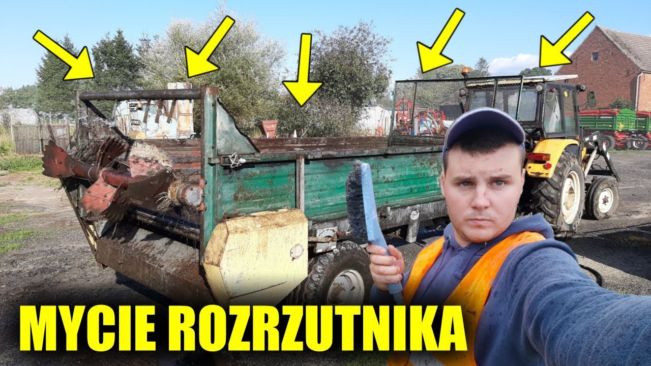 Mycie Rozrzutnika! ☆Babcia Mówi RUSKIE Maszyny Najlepsze !☆Vlog z Podwórka