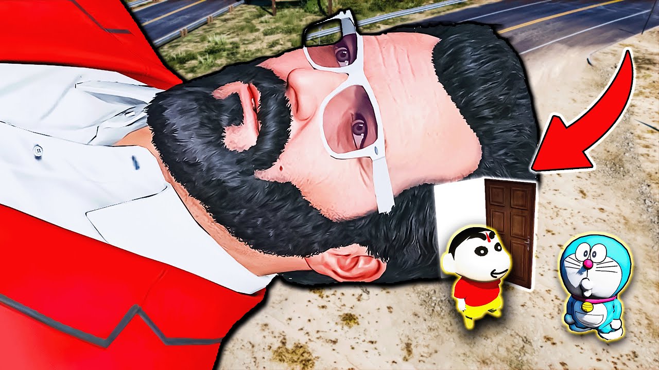 Shinchan Went To Rampage Brain 😰😨In GTA5 Full Fun #rampageboy #gta5 #bommalu