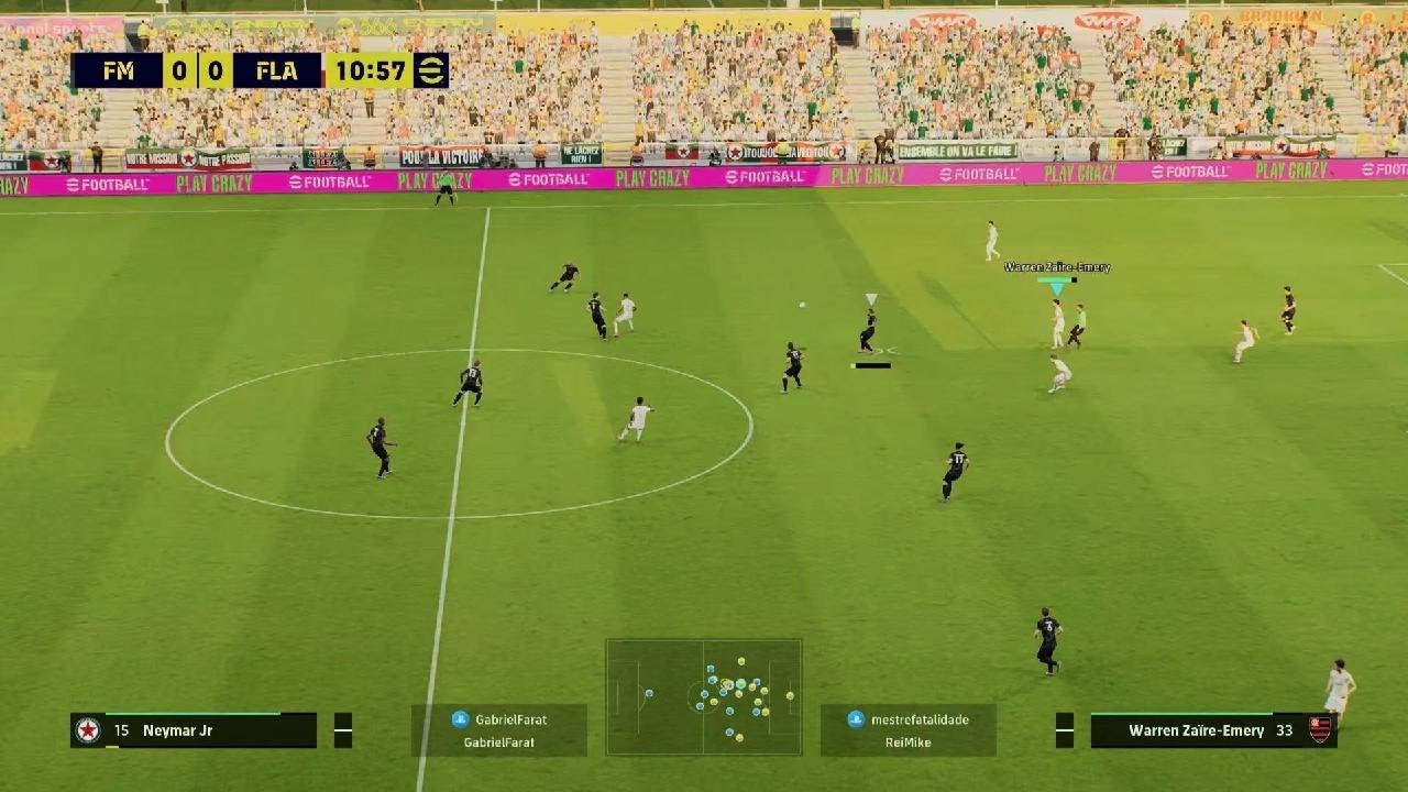 eFootball 2026 full manual vs CR Flamengo online PS5 gameplay 4k