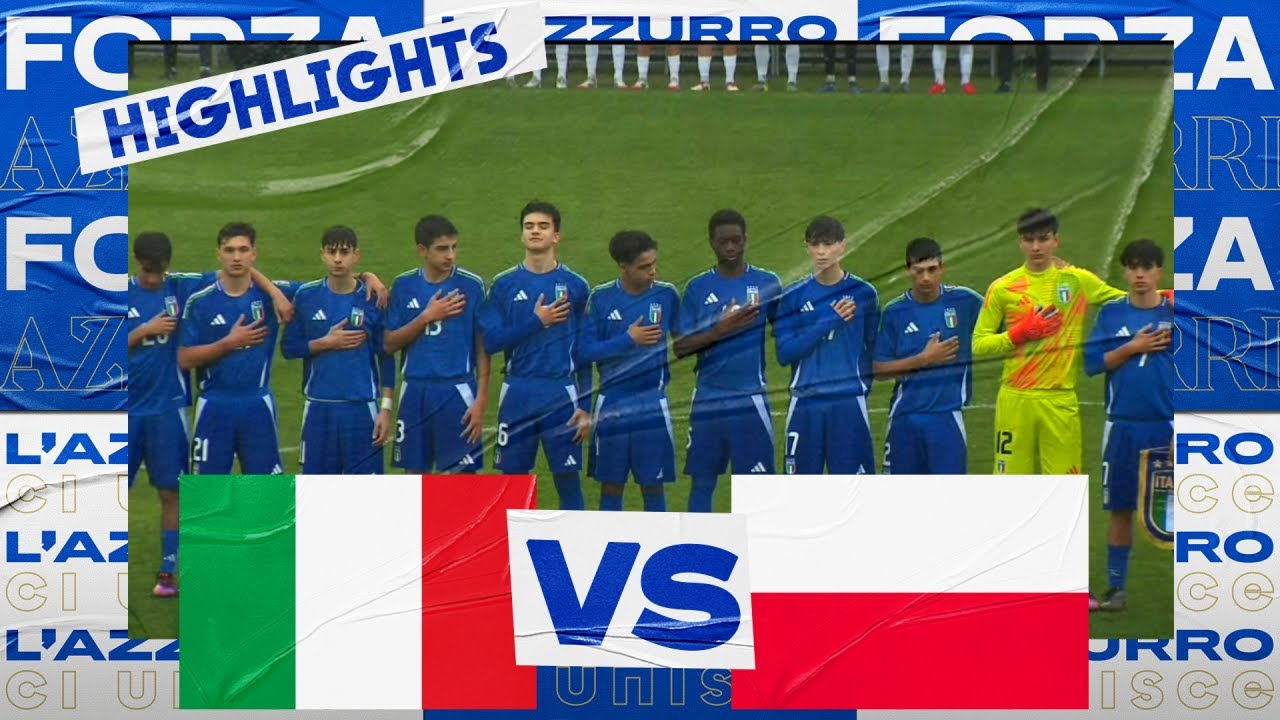 Highlights: Italia-Polonia 3-3 | Under 15 | Amichevole
