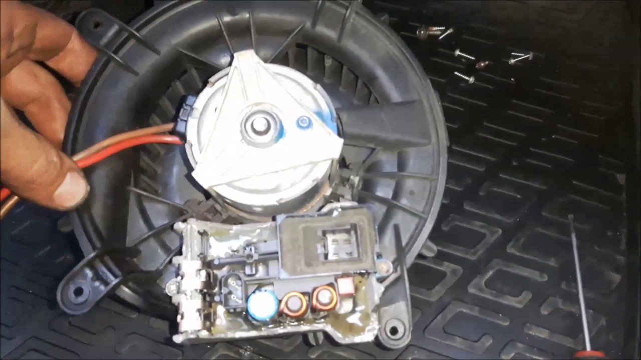 mercedes S class how to change blower fan