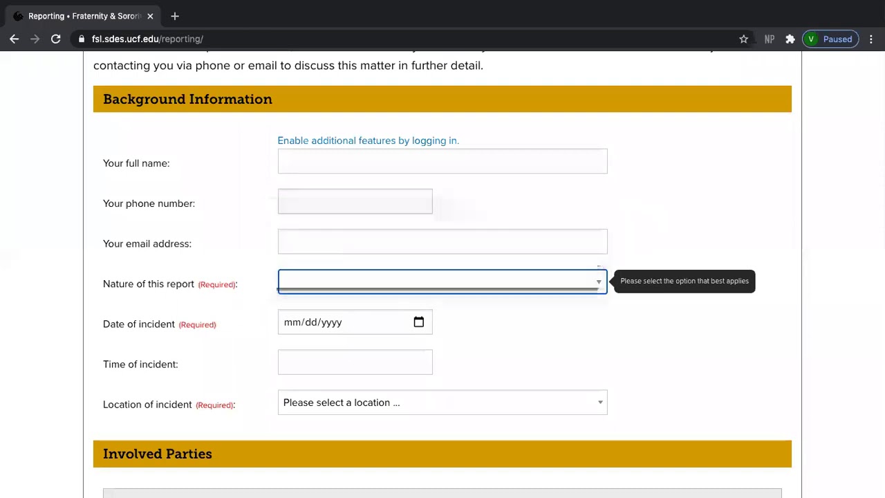 FSL Reporting Tutorial