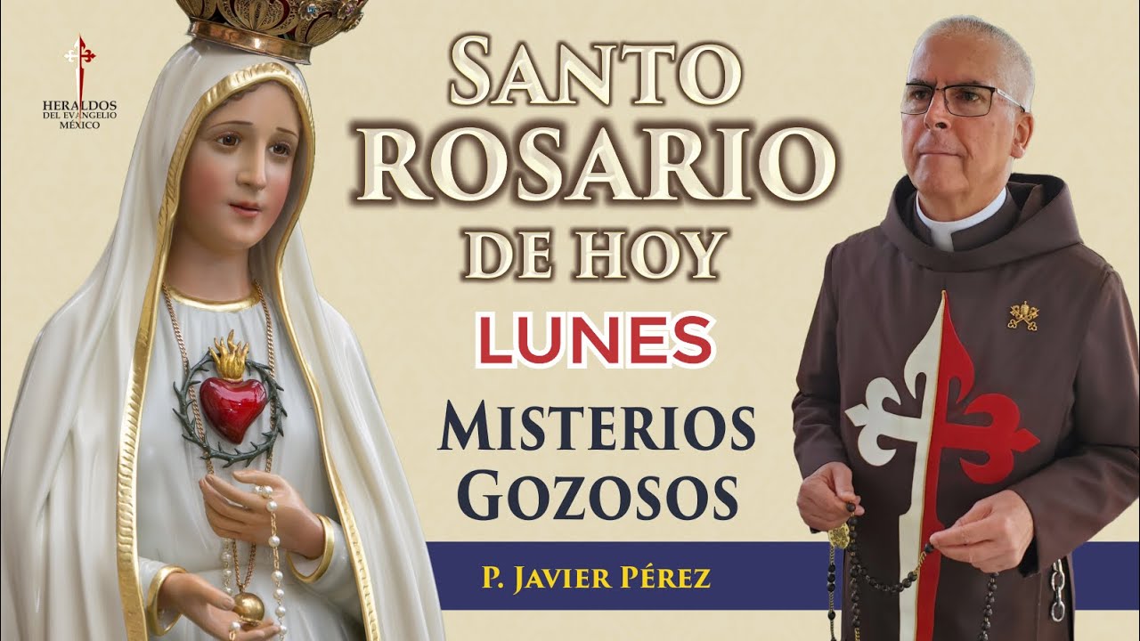 Santo Rosario de Hoy | Lunes 25 de agosto - Misterios Gozosos #rosariodehoy