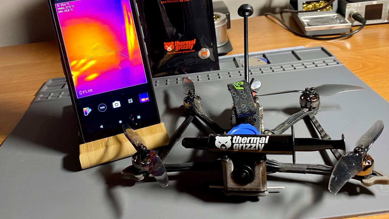Thermal Grizzly w dronie? Czy to ma sens? | Caddx Vista FPV