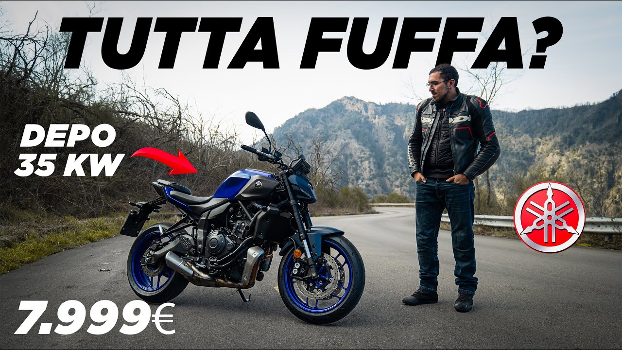 NUOVA YAMAHA MT 07 2025 : È VERAMENTE MIGLIORATA? Versione DEPO per PATENTE A2