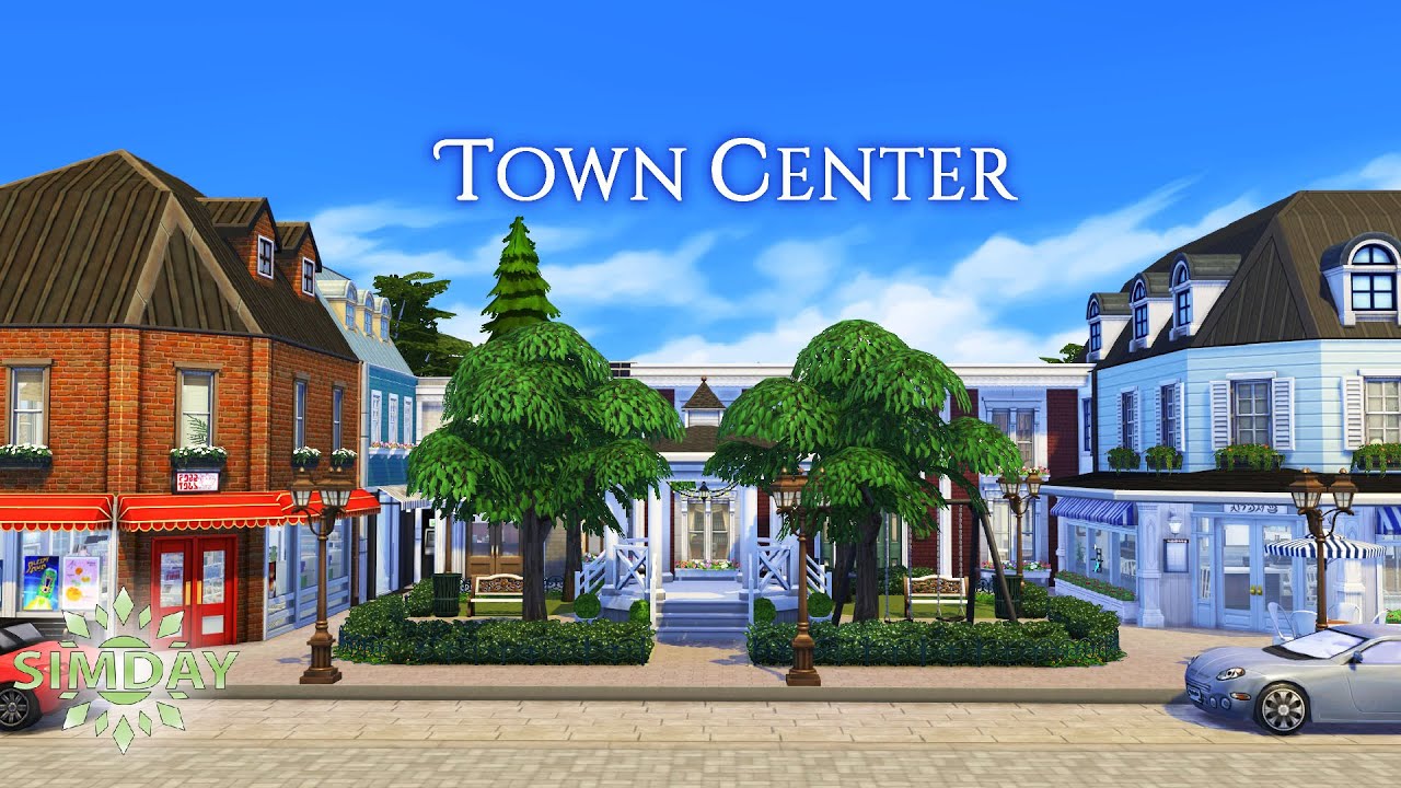 Grocery Store, Bank, Library, ...  | The Sims 4 Stop Motion Speed Build
