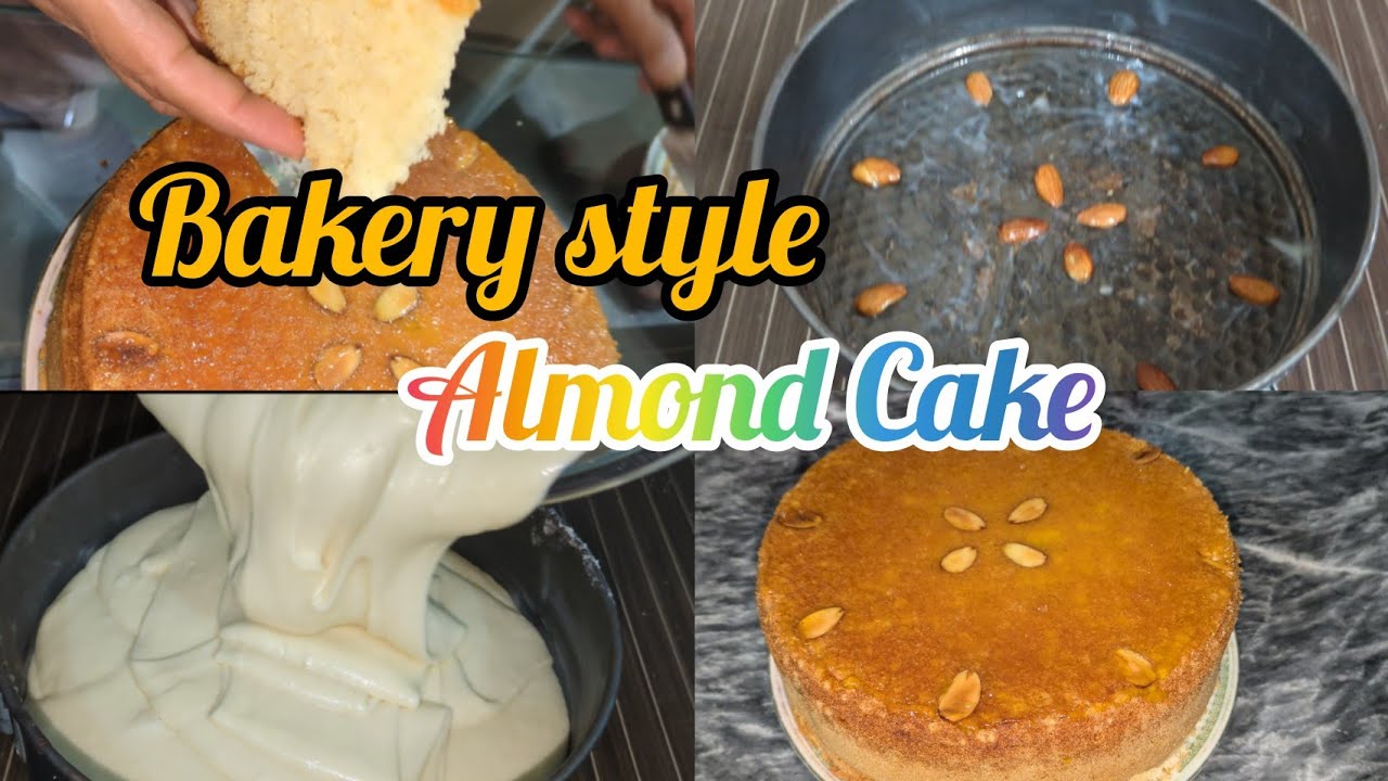 Bakery style Almonds cake without oven| very soft and fluffy