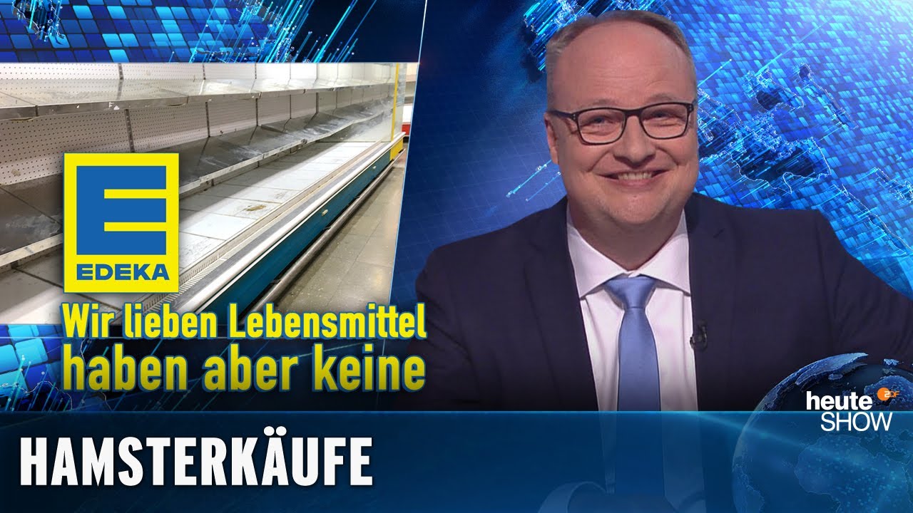 Coronavirus: Warum hamstern die Deutschen Nudeln und KLOPAPIER? | heute-show vom 06.03.2020