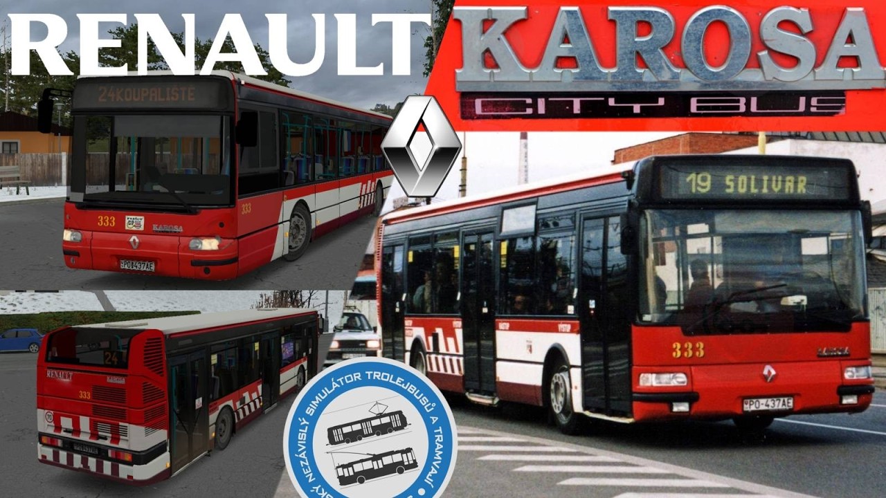 RENAULT V SIMTE - Renault Karosa Citybus 12M č. 333 - DP Prešov (W.I.P. zvuky)