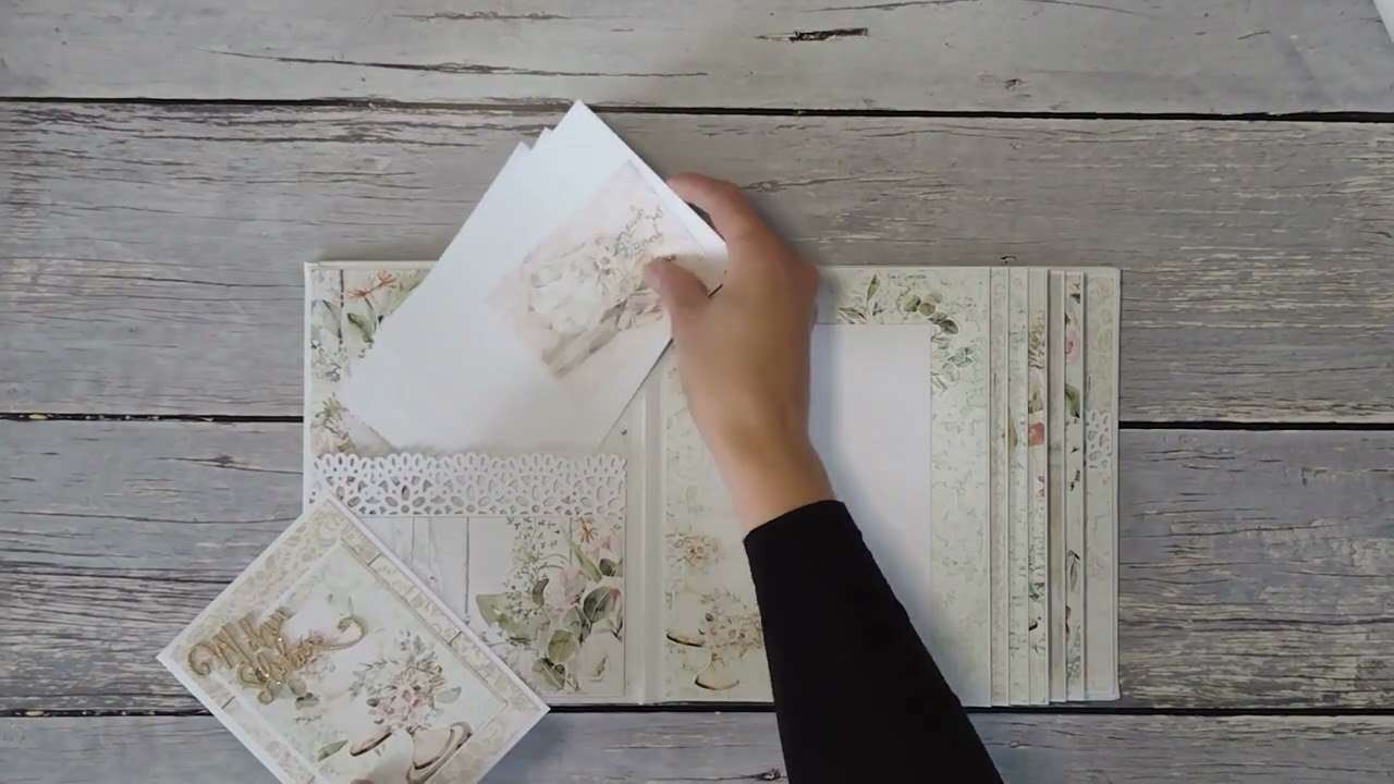 Album ślubny na bazie Eco Scrapbooking