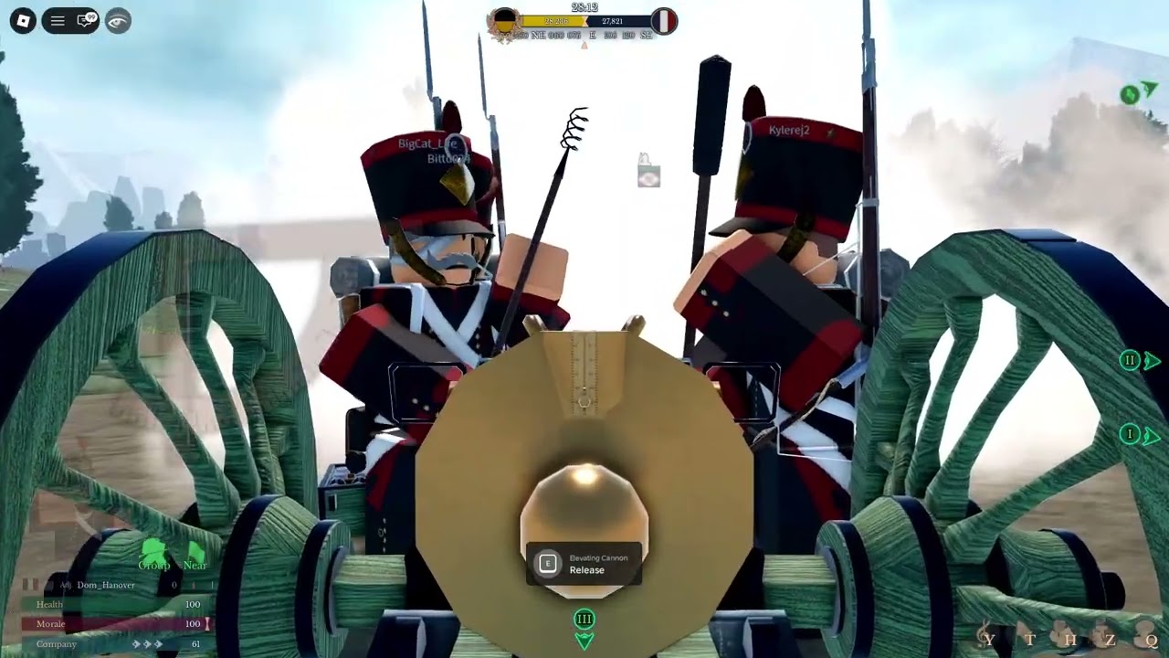 Roblox Napoleonic Wars | Artillery POV (Internal)