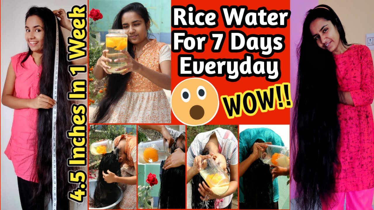 7 Day YAO Rice Water Using Challenge | Grow The Longest Hair Ever | Before & After Result | RuntiMe