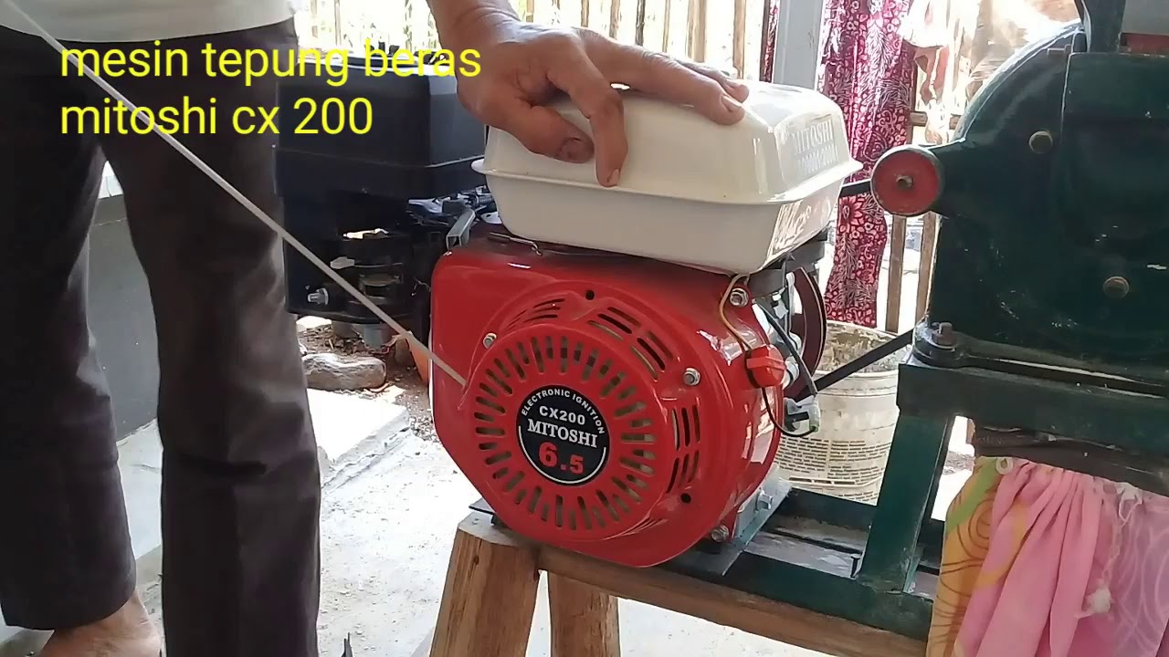cara membuat tepung beras dengan mesin tepung beras mitoshi cx 200