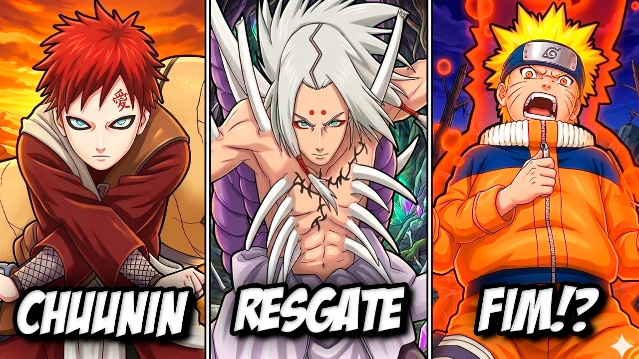 Os 3 Personagens Mais FORTES de Cada Arco de Naruto