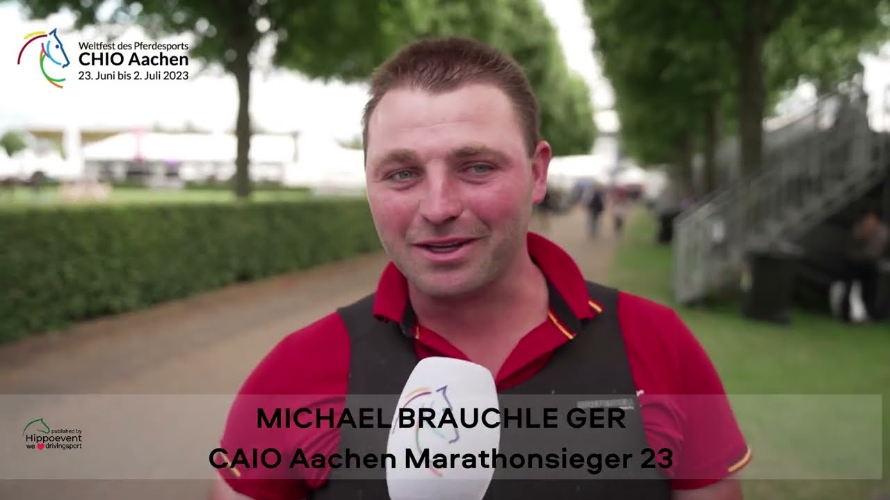 CAIO Aachen GER 2023 - Marathonsieger Michael Brauchle GER