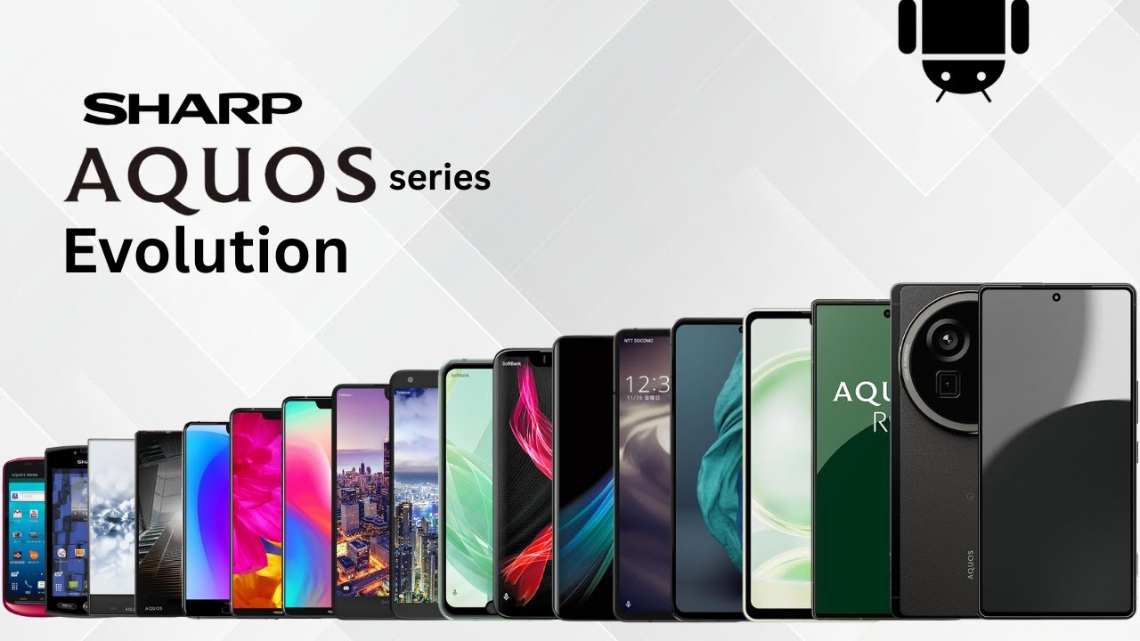 Evolution of SHARP Aquos All Models | History Of SHARP Aquos Phone