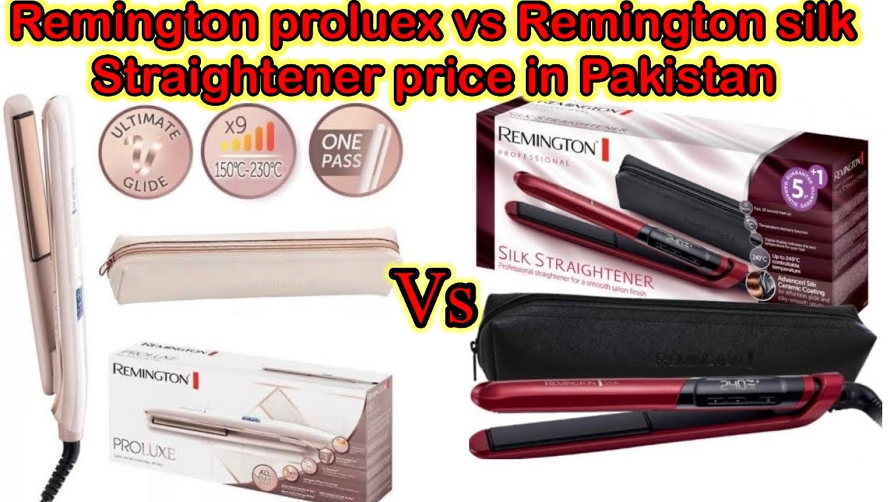 Best Remington hair straightener| Remington proluex s9100 vs Remington s9600 silk straightener