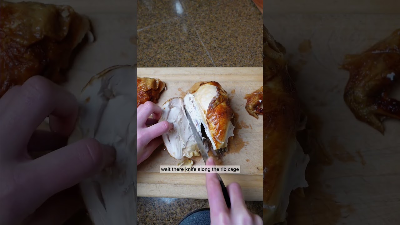 How to break down a rotisserie chicken #recipe #rotisseriechicken