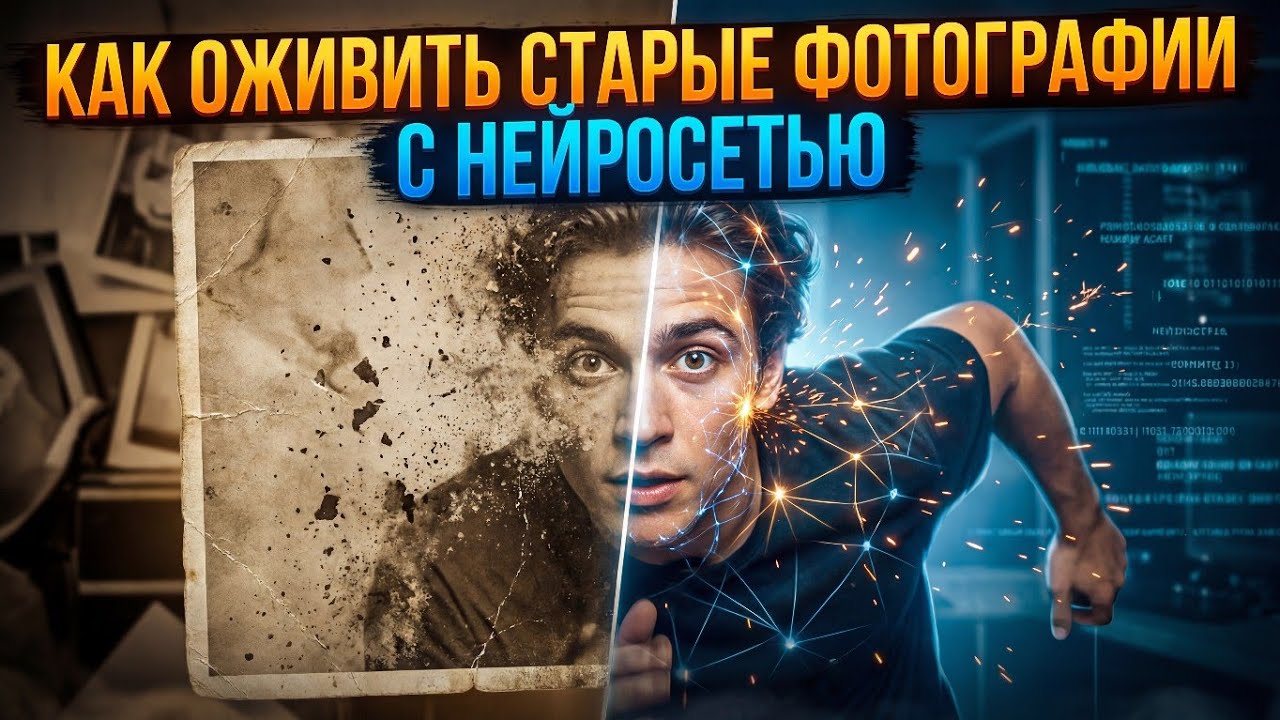 Как ОЖИВИТЬ старые ФОТО с помощью нейросети | Анимация семейных фотографий