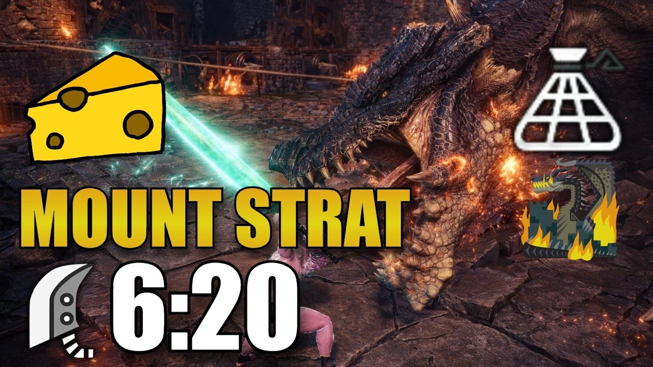 I Captured 9999 Fatalis with This Cheese Strategy | MHWI Fatalis 6'20 Great Sword Solo (Mount)