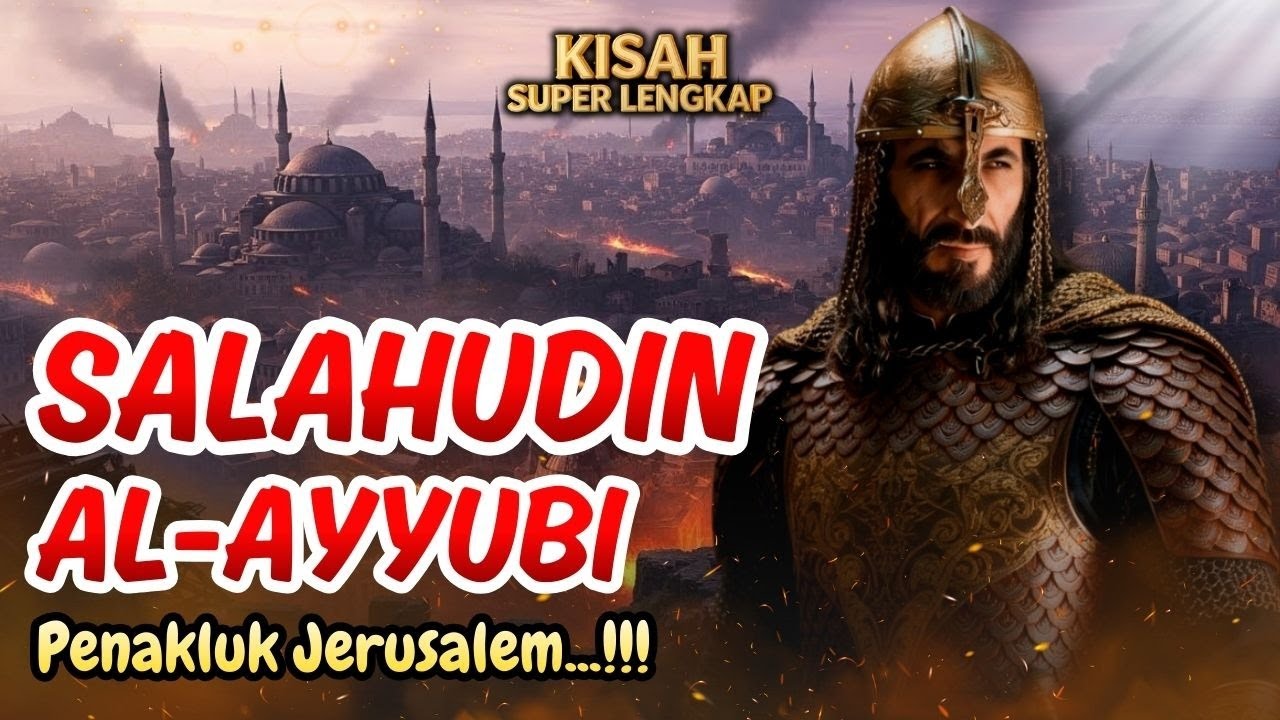Kisah Super Lengkap Salahudin Al Ayyubi | Panglima Muslim Penakluk Yerusalem yang Ditakuti Dunia