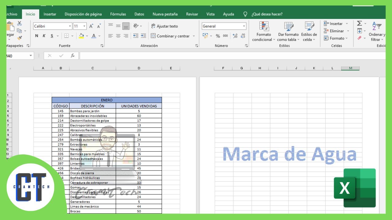 Como Poner Marca de Agua en Excel