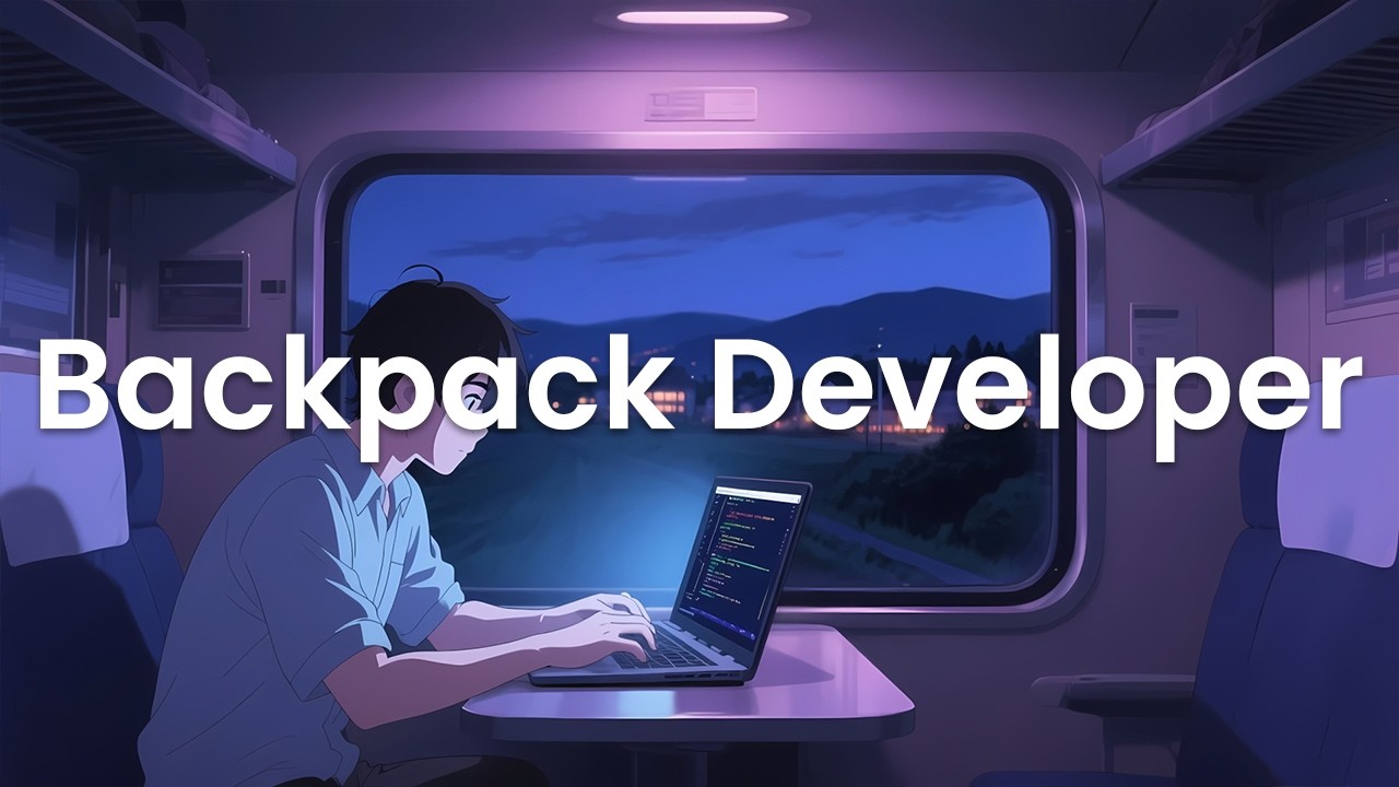 Backpack Developer - Focus Music for Programmers Working While Traveling 🎒