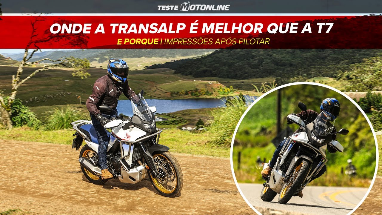 Rodei 200 km na Nova Transalp 750! Veja as Primeiras Impressões Reais