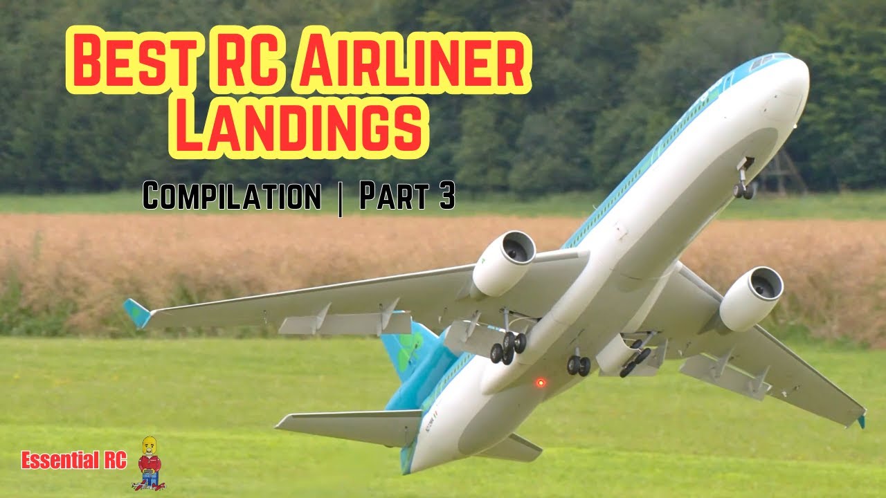 BEST COMPILATION of RC AIRLINER LANDINGS 2024 | PART 3