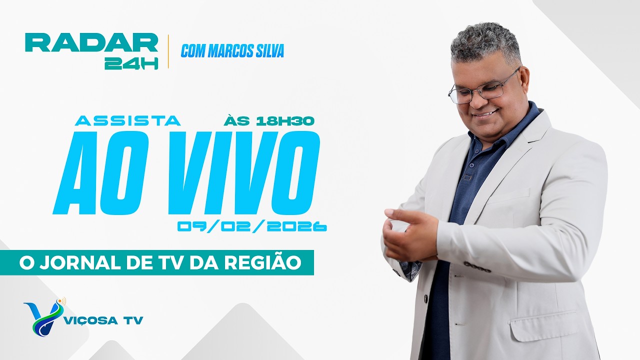 Viçosa TV - Programa Radar 24H com Marcos Silva - 09.02.2026