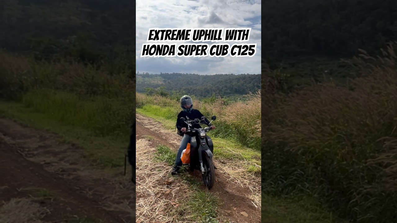 Uphill with Honda Super Cub C125 #supercub #c125