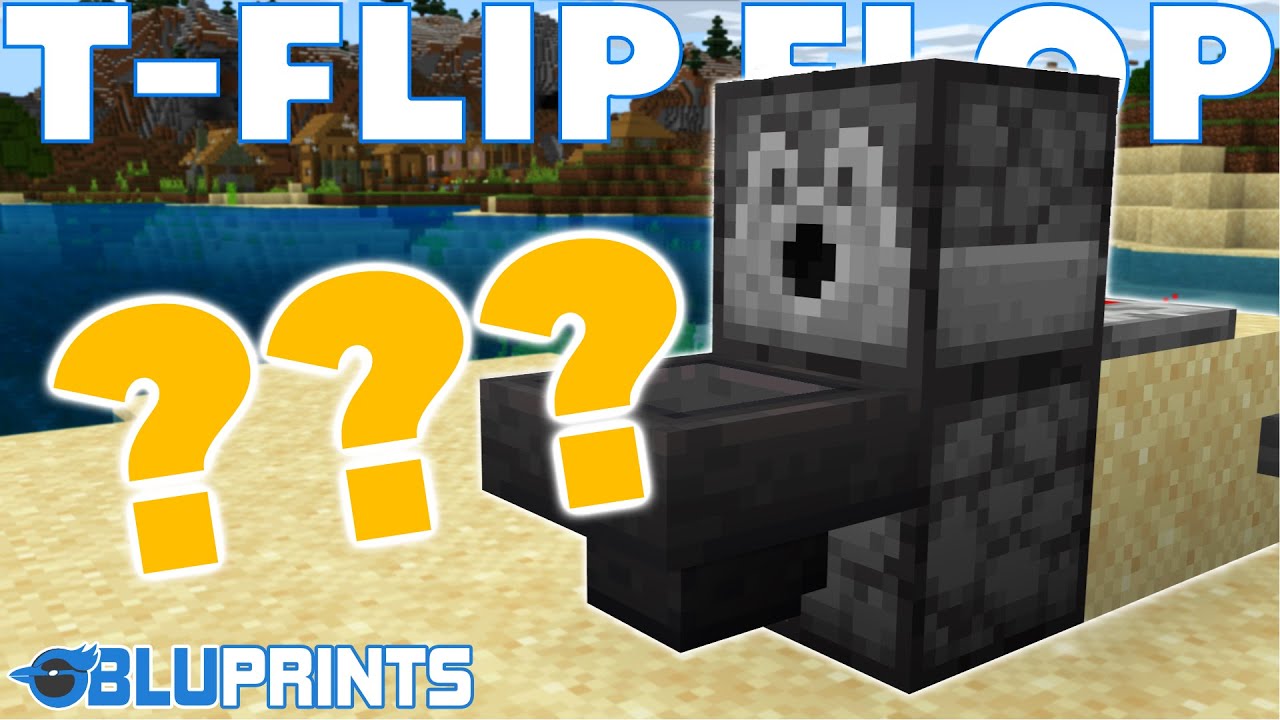 What's a T FLIP-FLOP? (Win10, Mobile, XBox, PS4, Switch) | BluPrints: Redstone Tutorial