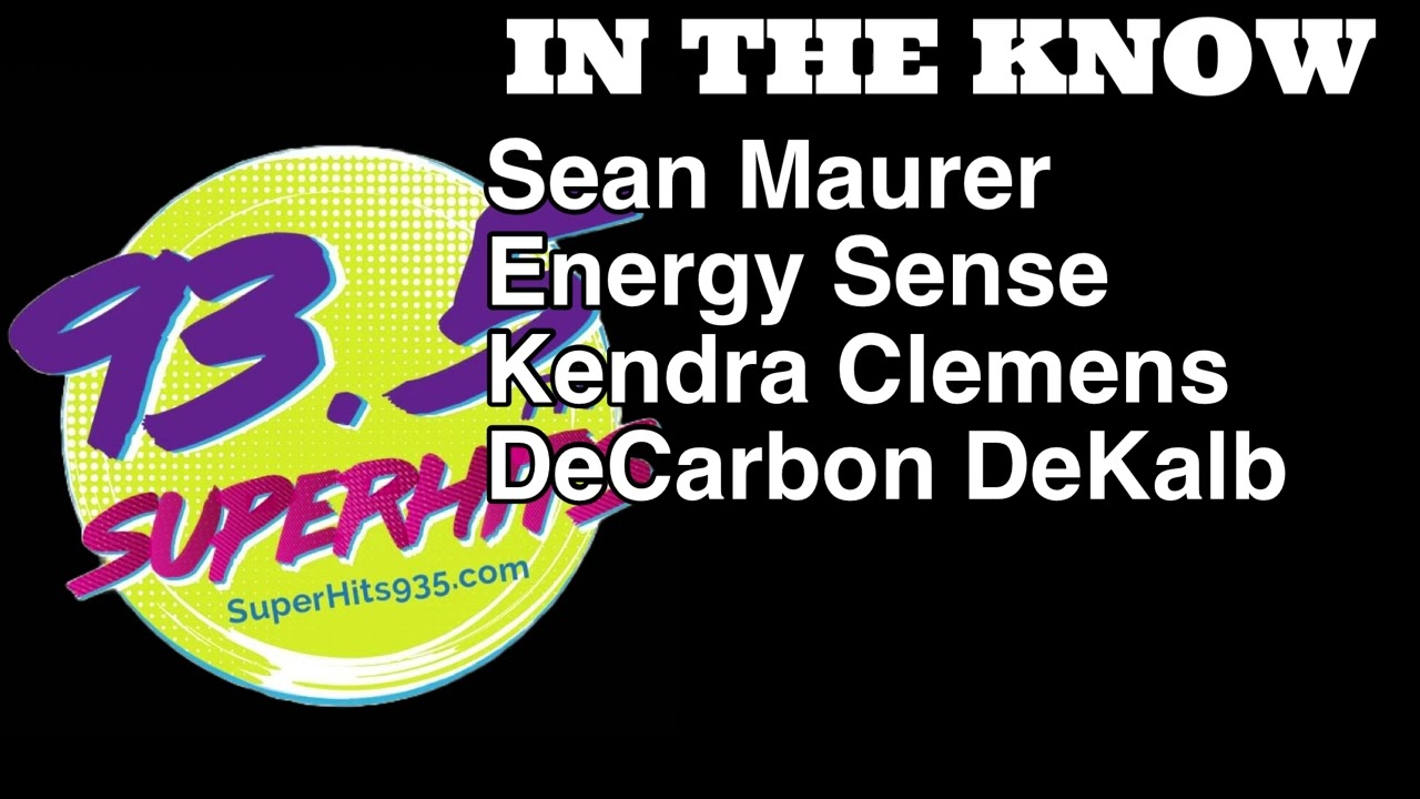 Sean Maurer of Energy SenseKendra Clemens of DeCarbon DeKalb