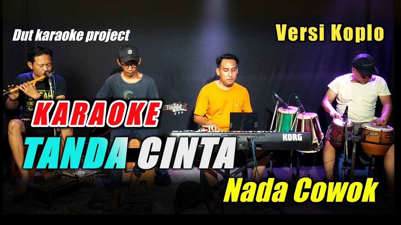TANDA CINTA KARAOKE NADA COWOK / PRIA VERSI KOPLO ENCUOOO
