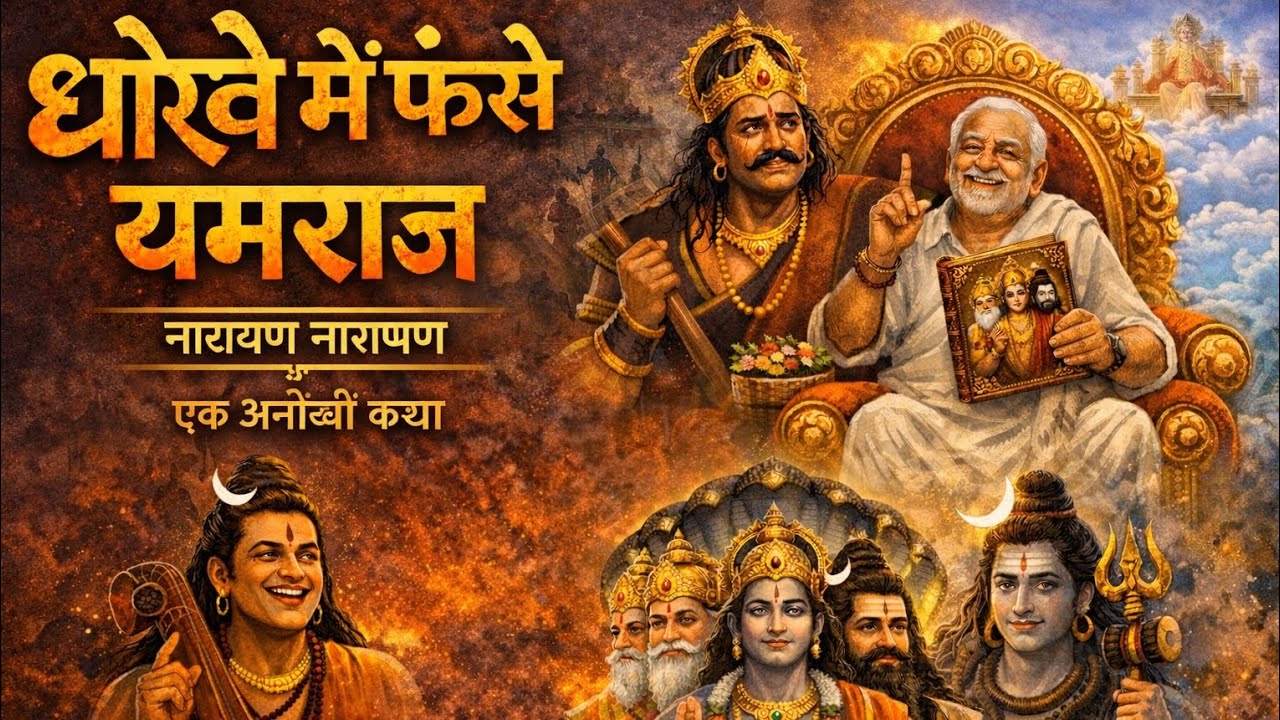 धोखे में फंसे यमराज | नारद जी की लीला | भोलेनाथ का समाधान dhokhe mein fanse Yamraj | bholenath