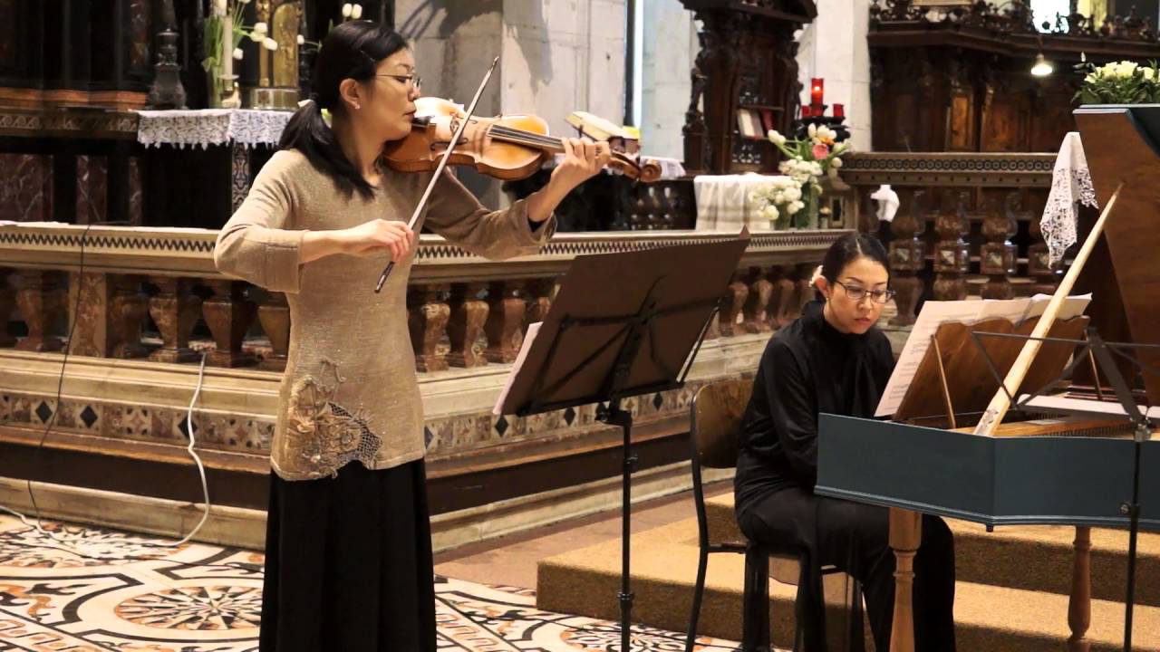 Giovanni Paolo Cima - Sonata per violino e basso - Aki Takahashi e Marimo Toyoda
