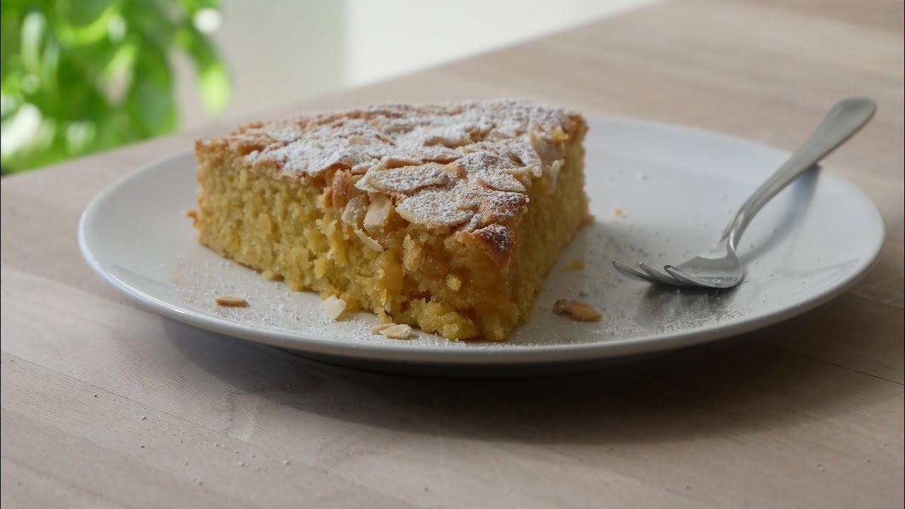 Zitronen Mandel Kuchen (ohne Mehl) || Lemon Almond Cake (no flour) || [ENG SUBS]