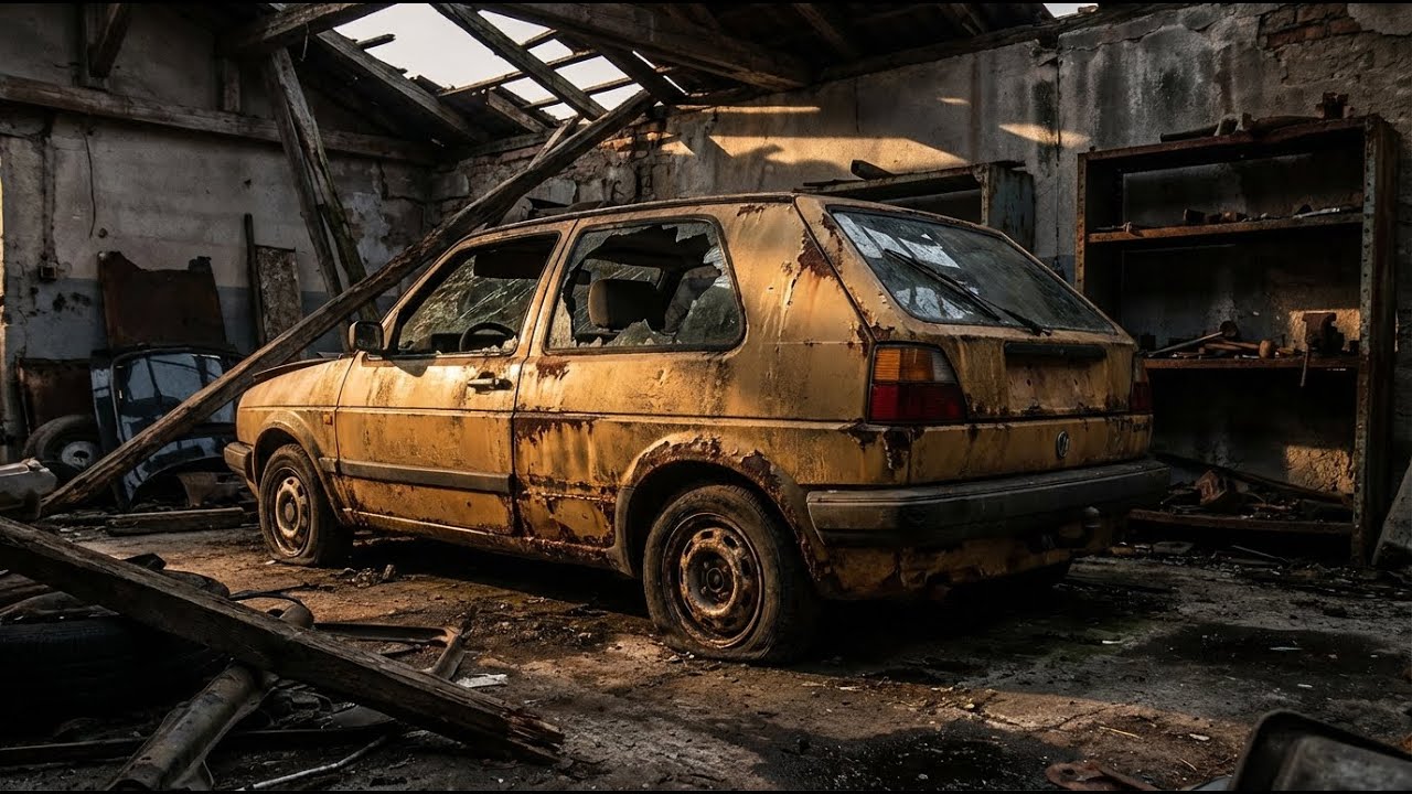 ASMR Car Restoration! Full Restoration 1990 VW Golf Abandoned New