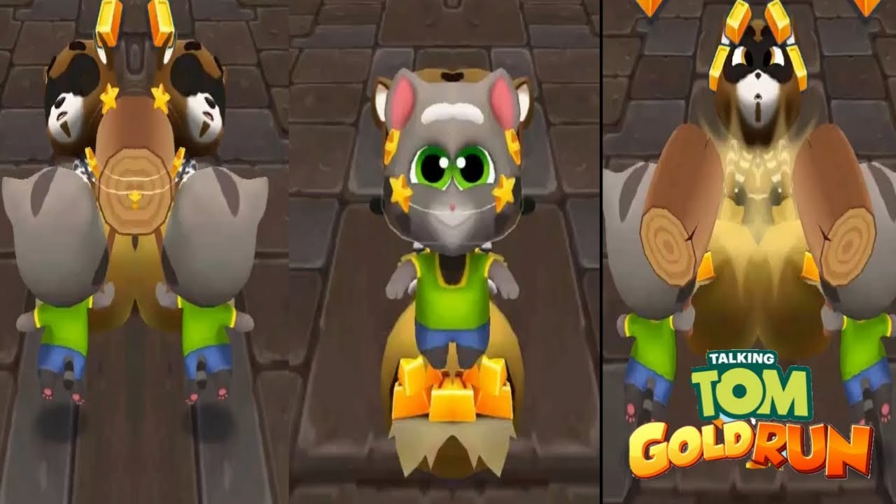 TALKING TOM GOLD RUN -- TALKING TOM BOSS FIGHT FAST RUN MIRROR MODE