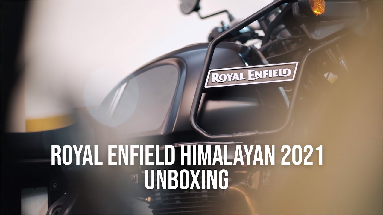 Himalayan 2021 - Royal Enfield - Tirando a Moto da Caixa [UNBOXING]