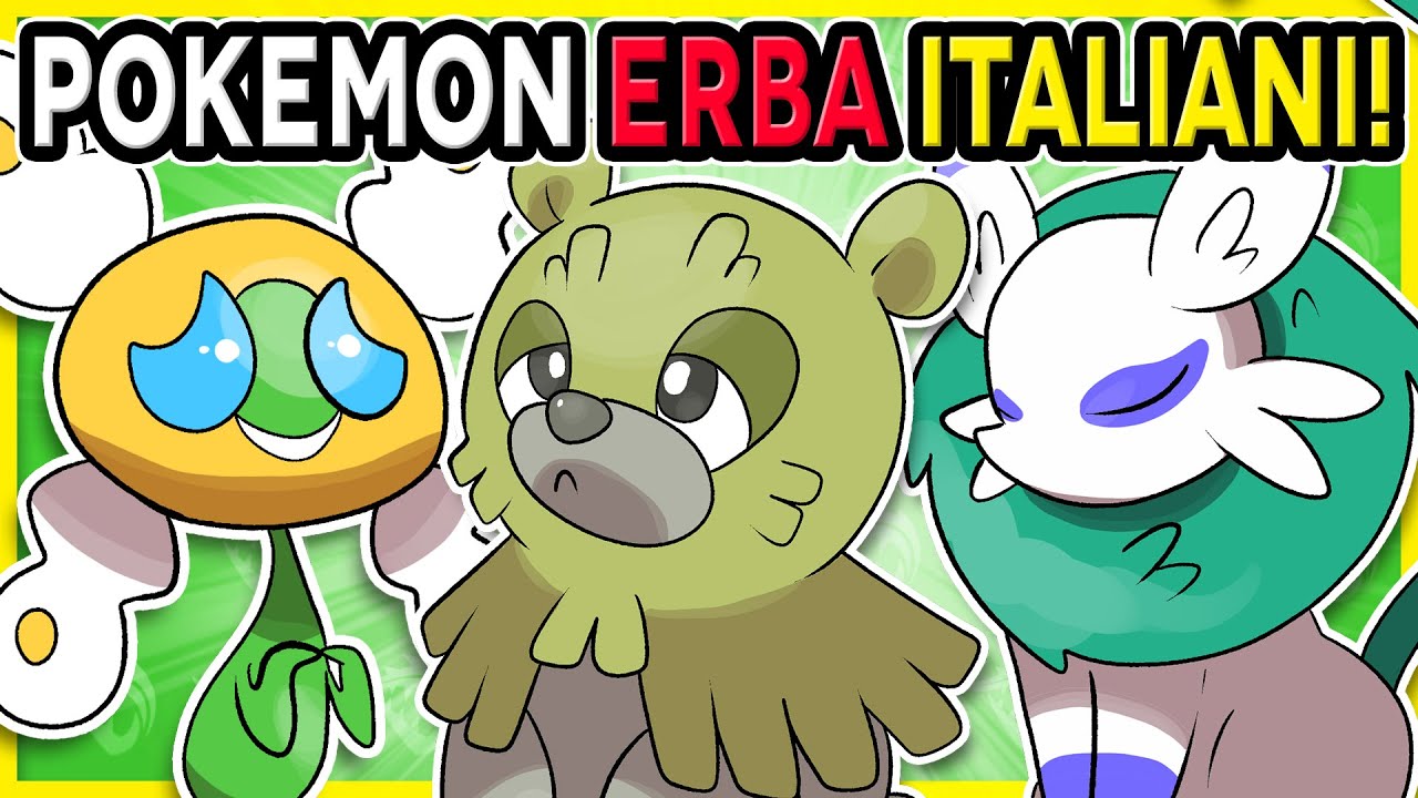 I POKEMON ERBA ITALIANI - ITIA
