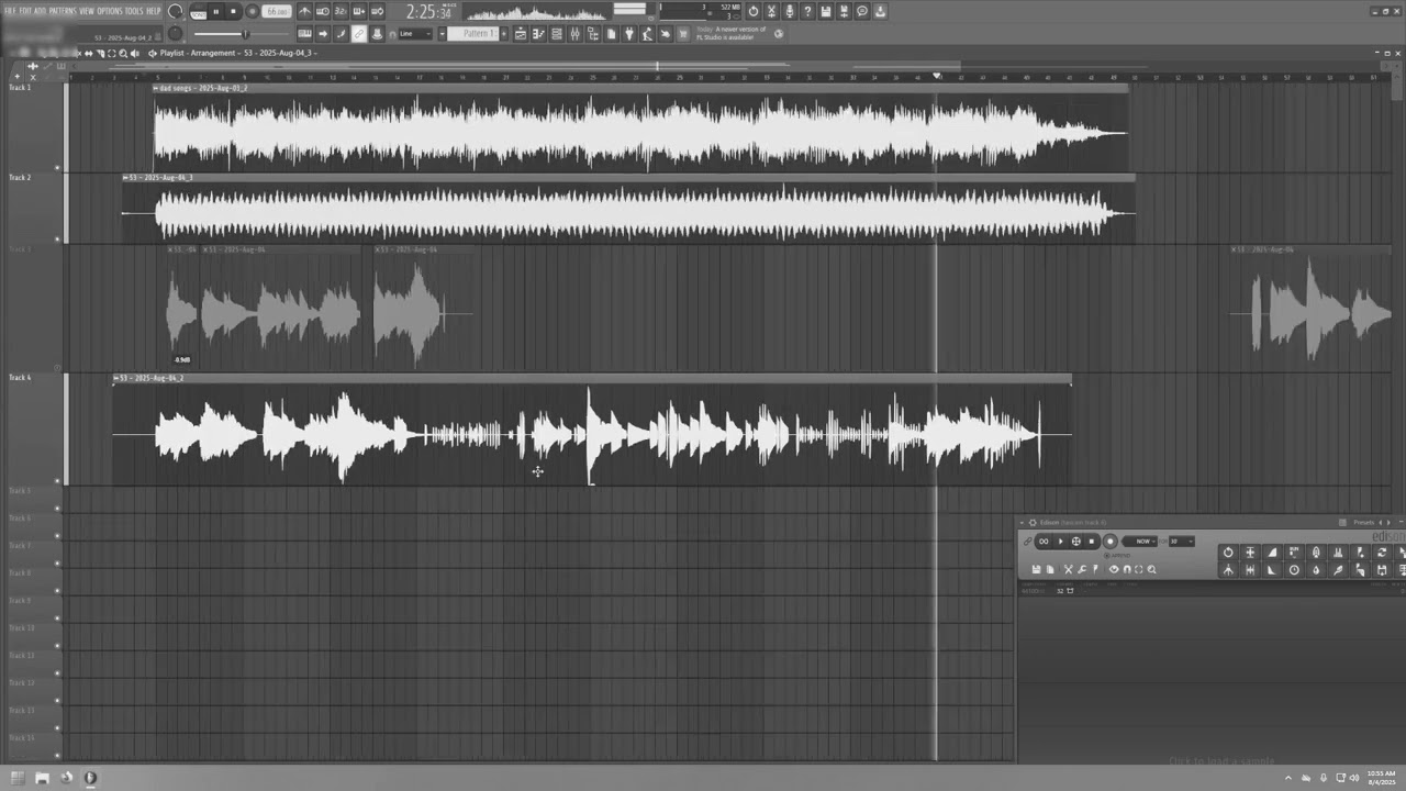 Live Song Composition Session -- Classical guitar and synth - 