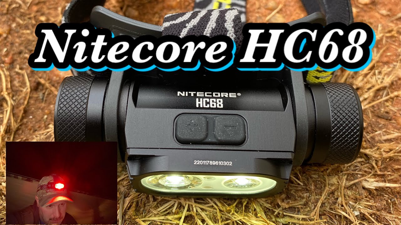 Nitecore HC68 - EXCELLENT ! - Unique Dual Focus, 2000 Lumens for Survival and Bushcraft