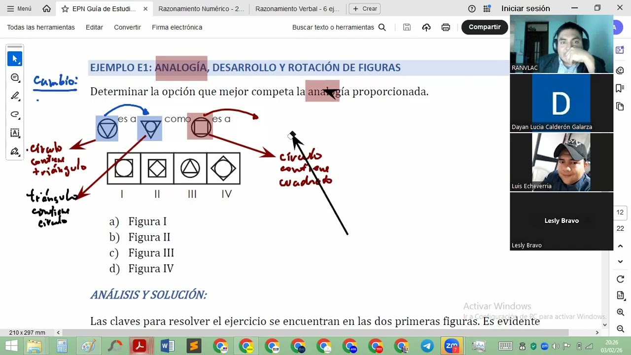 Razonamiento Numérico, Razonamiento Verbal, Razonamiento Abstracto
