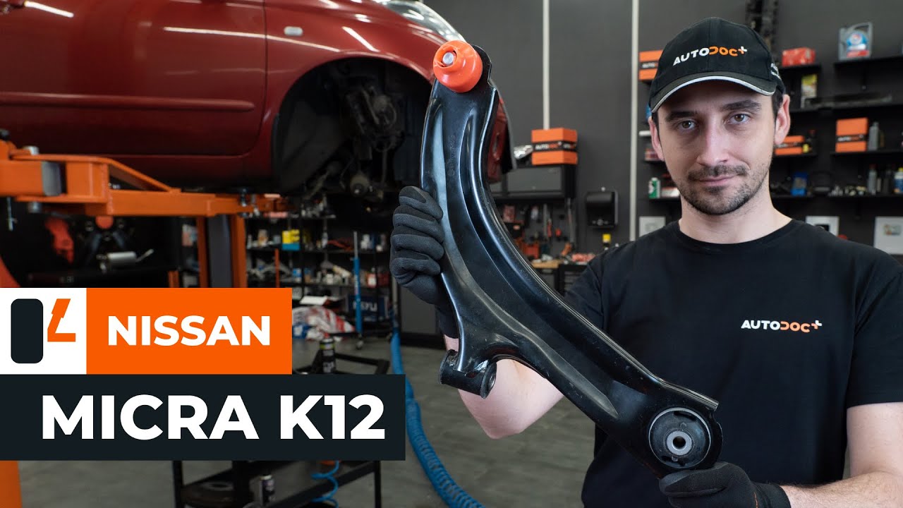 Cómo cambiar los brazo de suspensión delantera en NISSAN MICRA K12 [VÍDEO TUTORIAL DE AUTODOC]