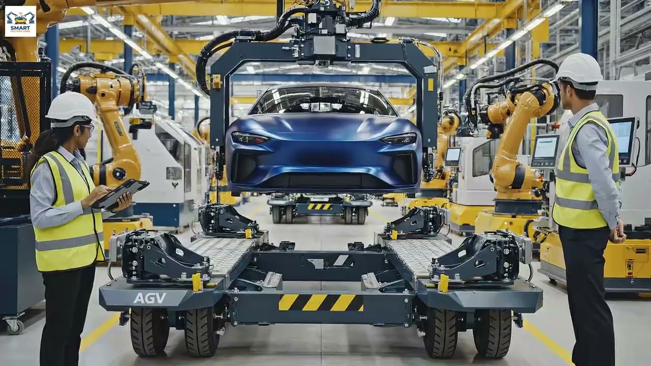 Inside the Porsche Taycan: Advanced Electric Car Assembly