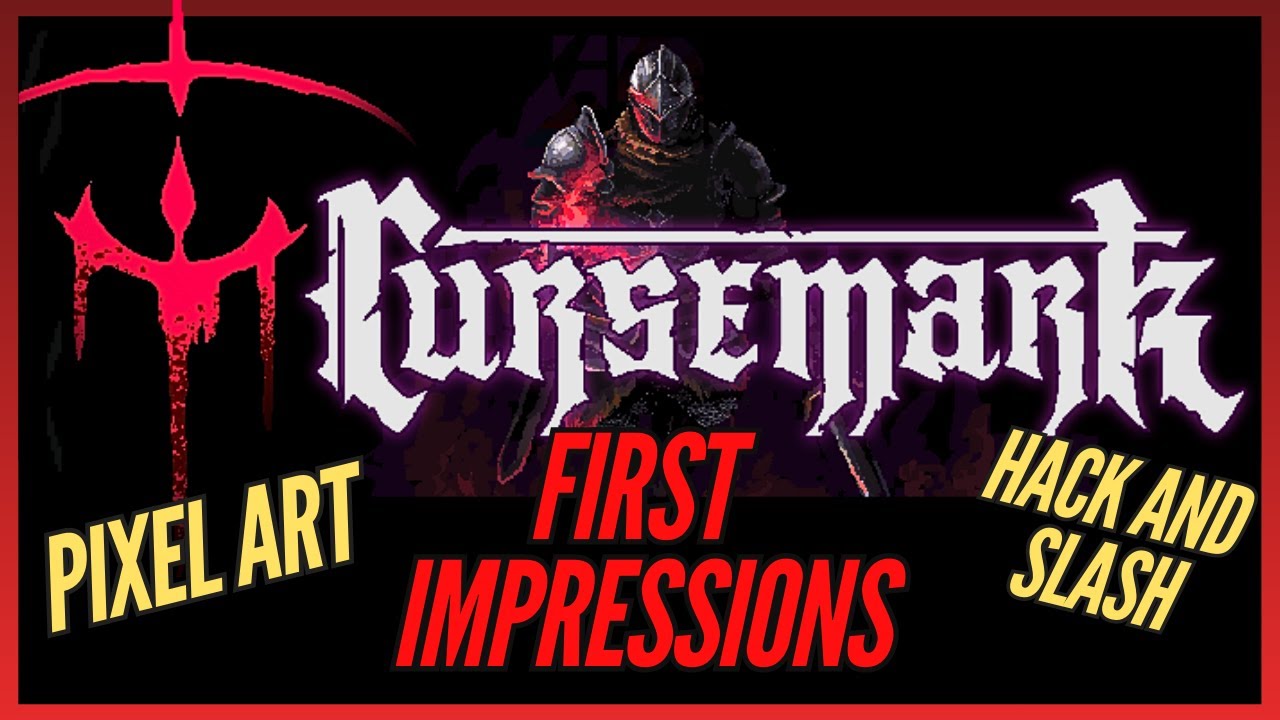 Cursemark First Impressions | Pixel Art Hack and Slash | UPCOMING Game!