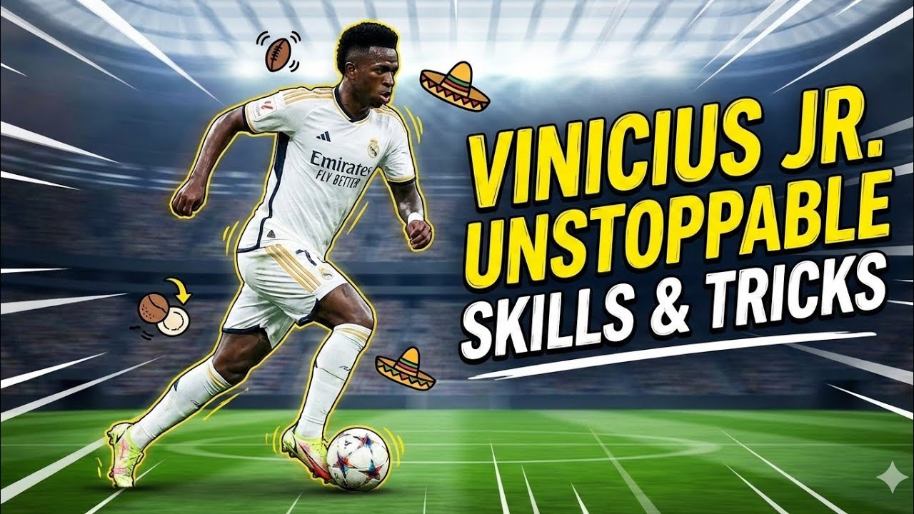 Vinicius Jr. is making the impossible look easy! 🇧🇷✨ Experience the pure Joga Bonito.