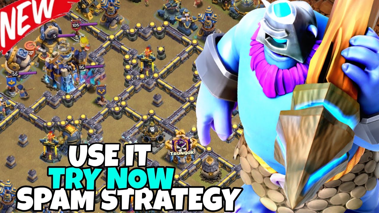 Thrower Best Easy Th18 Spam Attack Strategy | COC Th18 Thrower Attack Strategy